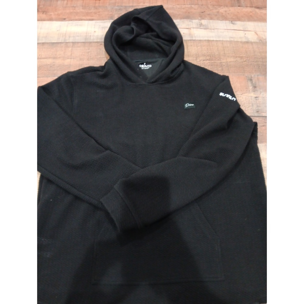Primo Hoodie Pullover Men's 2XL Comfort Stretch Sun Run Black 2643